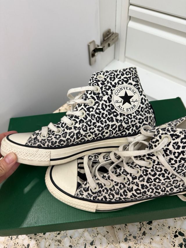 Zapatillas Converse Talla 37.5 Animal Print