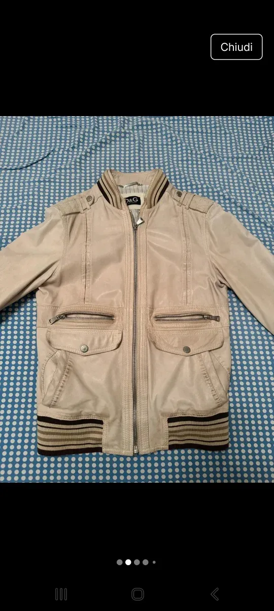 Giacca uomo Dolce e Gabbana beige