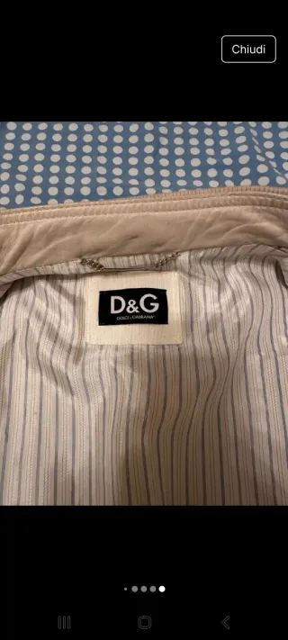 Giacca uomo Dolce e Gabbana beige