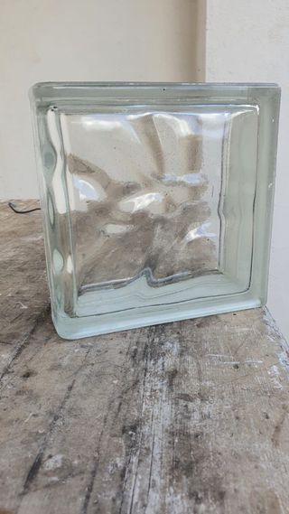 Ladrillo de cristal para construcción