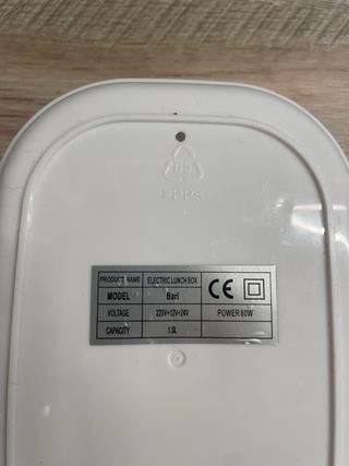 Scaldavivande elettrico portatile