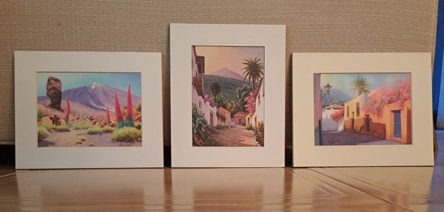 3 Cuadros Paisajes Canarias
