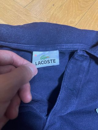 Polo Lacoste Azul Marino