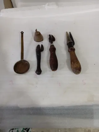 Lote objetos antiguos cocina