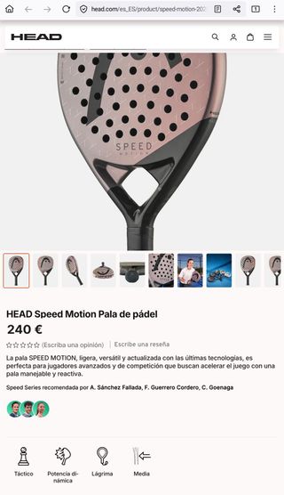Pala padel Head Speed Motion 2025 25 Ari Sanchez