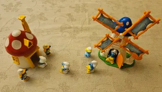 Kinder Sorpresa Mulino Puffi con Mugnaio