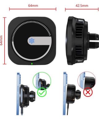 Cargador Inalámbrico Coche Wefunix (Sin Usar)