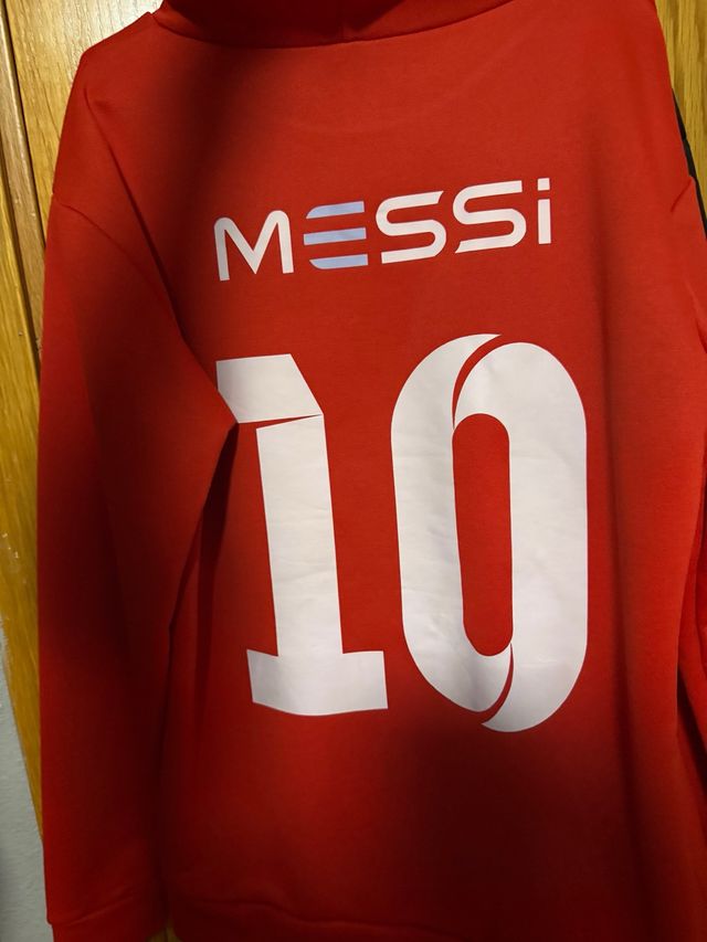 Sudadera Messi Roja Talla M