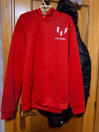 Sudadera Messi Roja Talla M