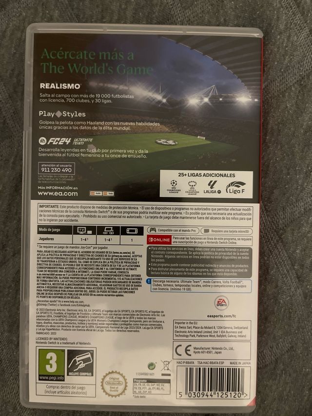 FC 24 Nintendo Switch