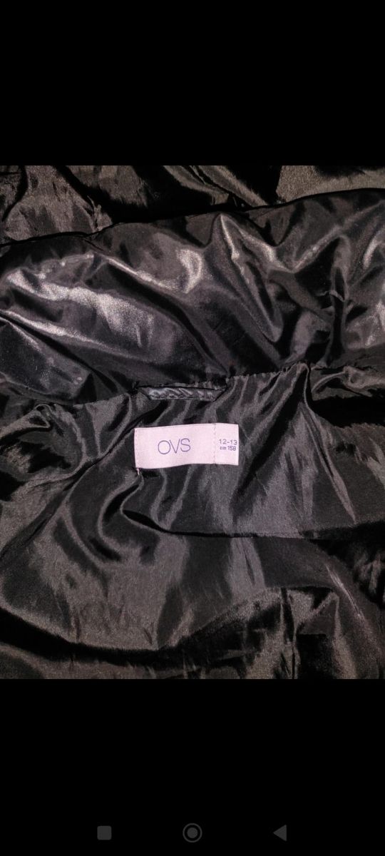 Piumino OVS ragazza 12 anni nero