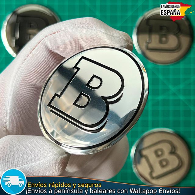 Emblema Brabus 56mm Pegatina Tapa Tapacubo Llanta