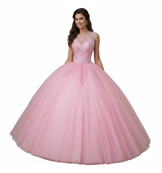 Vestido de Quinceañera Rosa