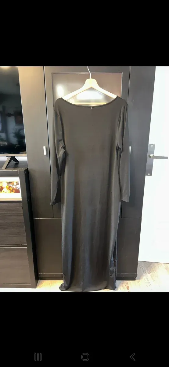 Vestido largo negro talla 1XL