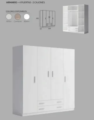 Armario Blanco Resistente