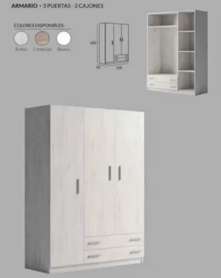 Armario Blanco Resistente
