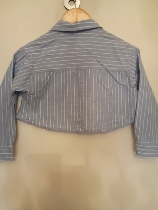 Blusa niña Zara rayas y parches 8-9 años