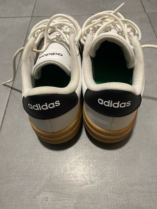 Zapatillas Adidas VL Court Bold Mujer Beige/Blanco