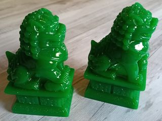 Lote Pareja de Leones Chinos Foo . NUEVOS