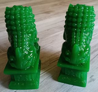 Lote Pareja de Leones Chinos Foo . NUEVOS