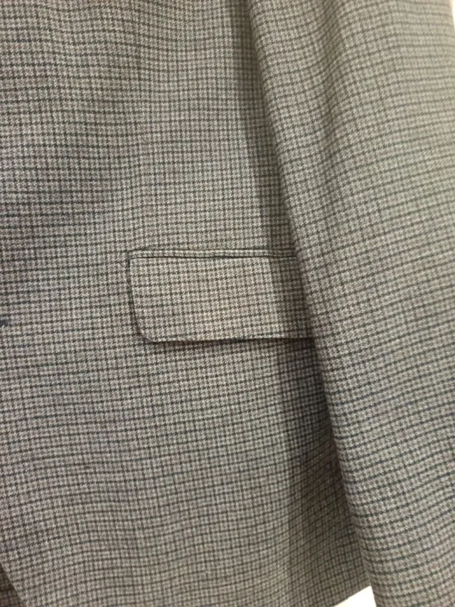 Chaqueta Hackett Gris, cuadro azul marino y granat