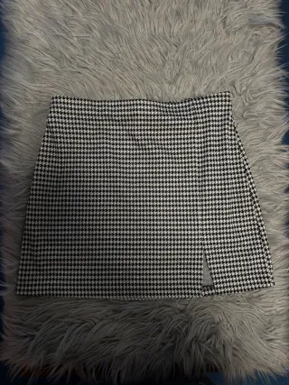 Falda mini pata de gallo