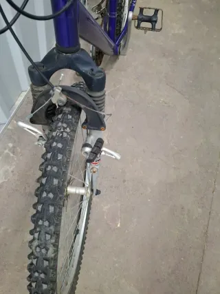 Bicicleta Morada Montaña