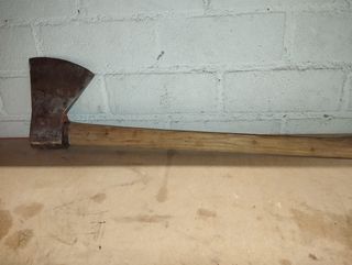 Hacha Leña Acero Forjado Templado 2 Kg + Mango