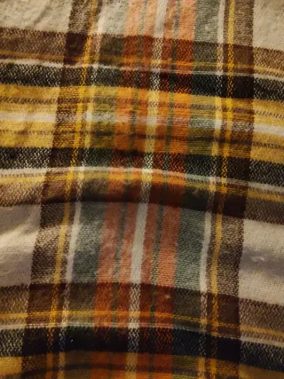 Bufanda de cuadros multicolor