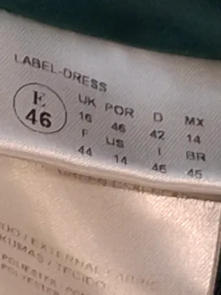 Vestido de fiesta Pronovias verde agua