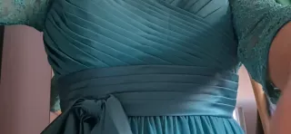 Vestido de fiesta Pronovias verde agua