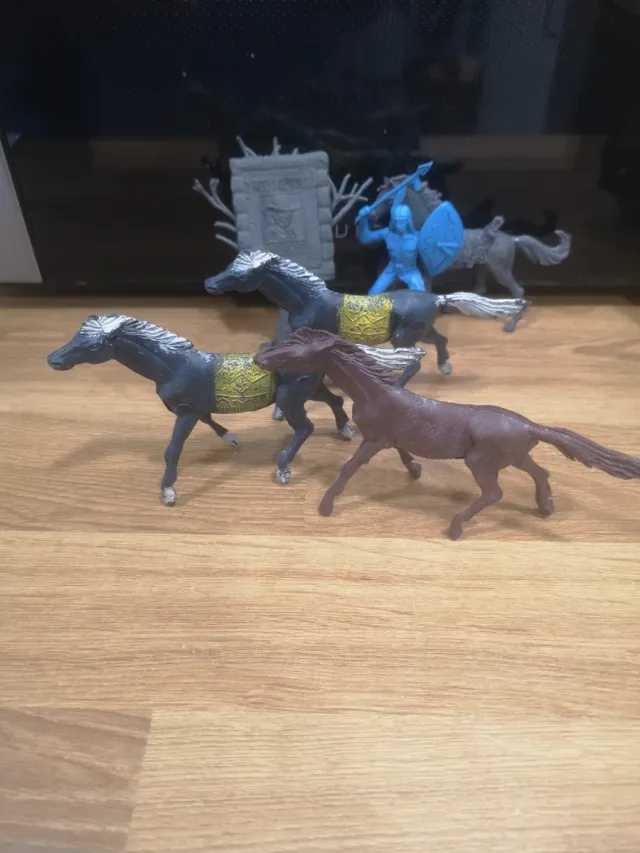 Caballos, cartel e indio años 70