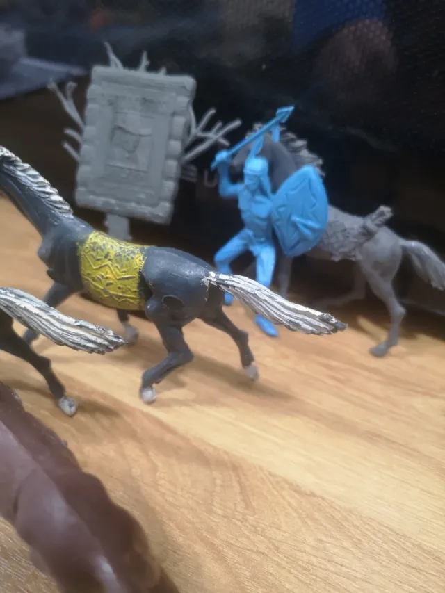 Caballos, cartel e indio años 70