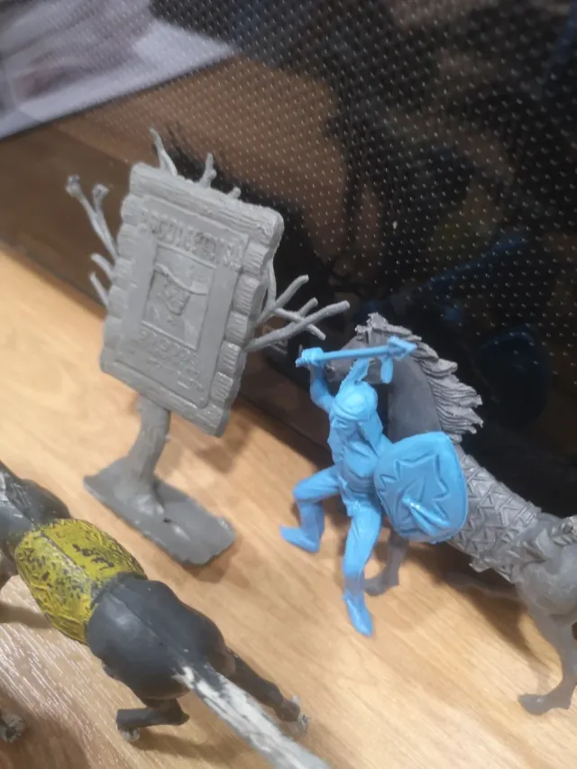 Caballos, cartel e indio años 70