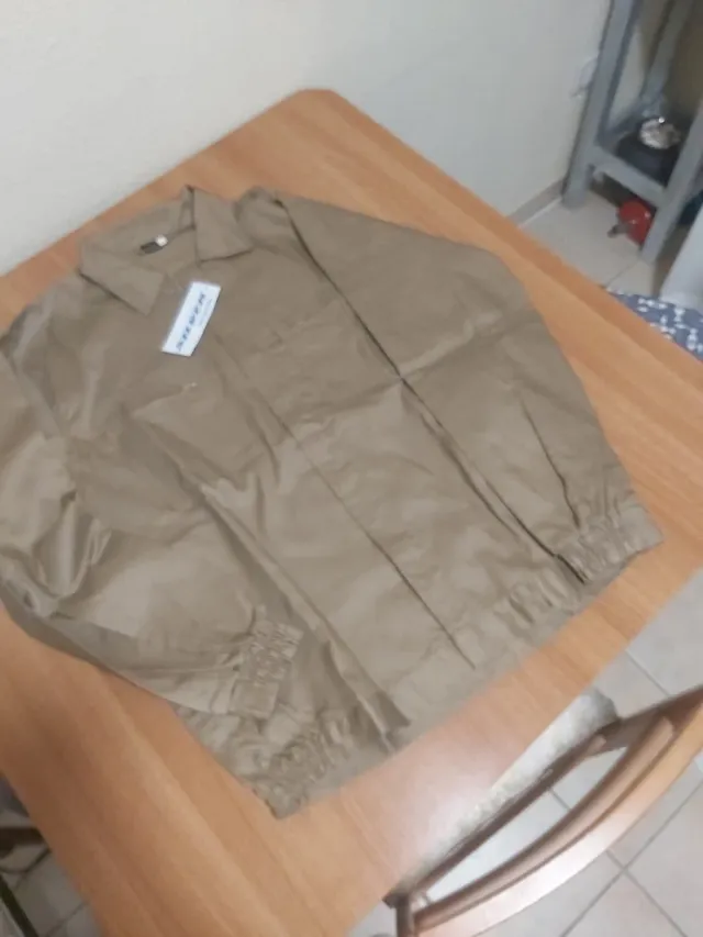 Chaqueta de trabajo beige