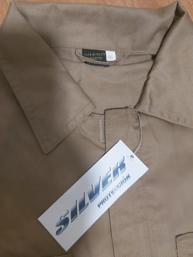 Chaqueta de trabajo beige