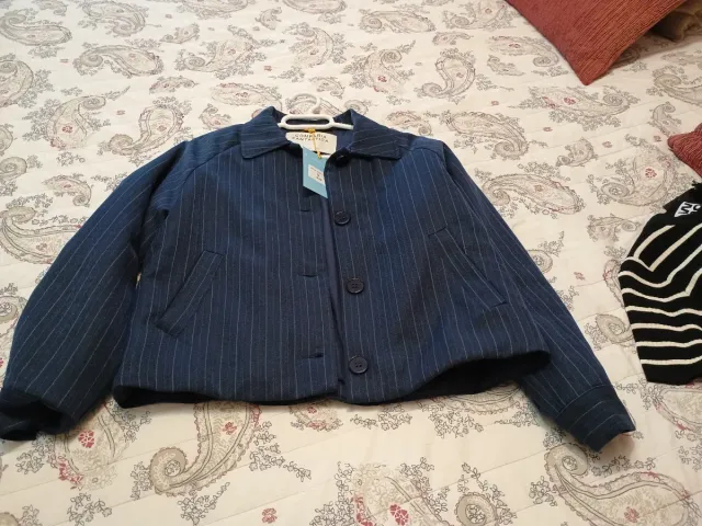 Chaqueta diplomática azul Compañía Fantástica Tall