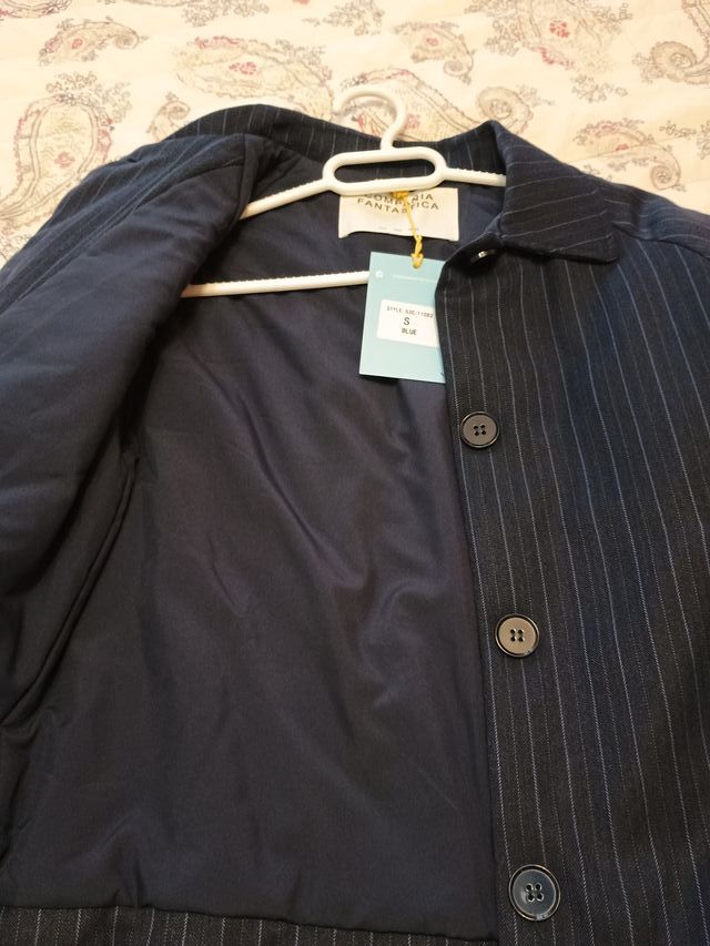 Chaqueta diplomática azul Compañía Fantástica Tall