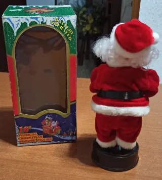 Muñeco Papá Noel Musical 10 Batería