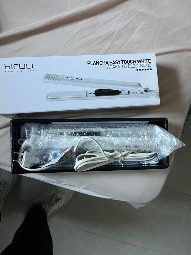 Plancha de pelo BIFULL Easy Touch Blanca