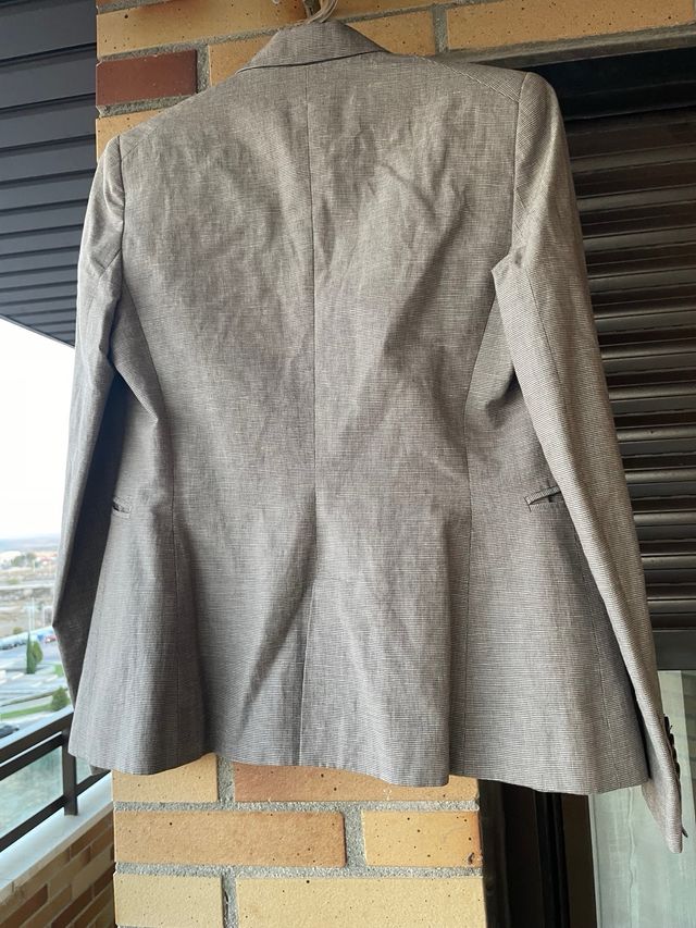 Chaqueta americana Nine West gris Talla S