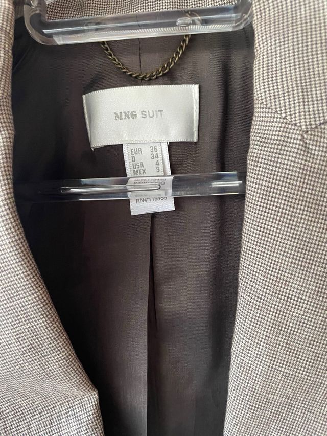 Chaqueta americana Nine West gris Talla S