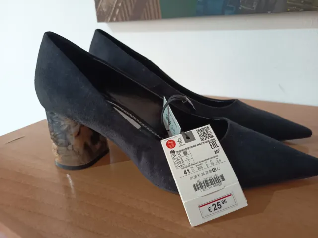 Zapatos de tacón negros T.41