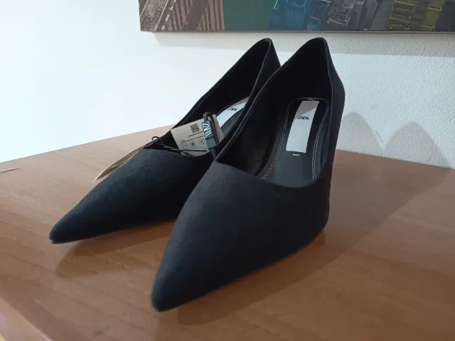 Zapatos de tacón negros T.41