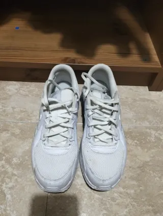 Nike Air Max Blancas y Plateadas