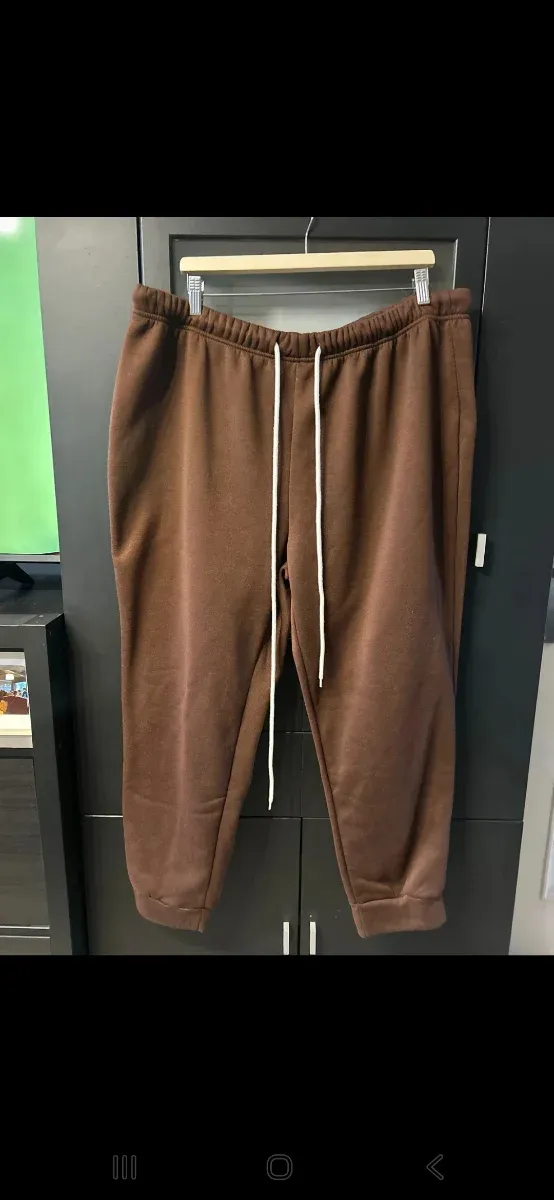 Pantalones Jooger Marrón Chocolate Talla 3XL