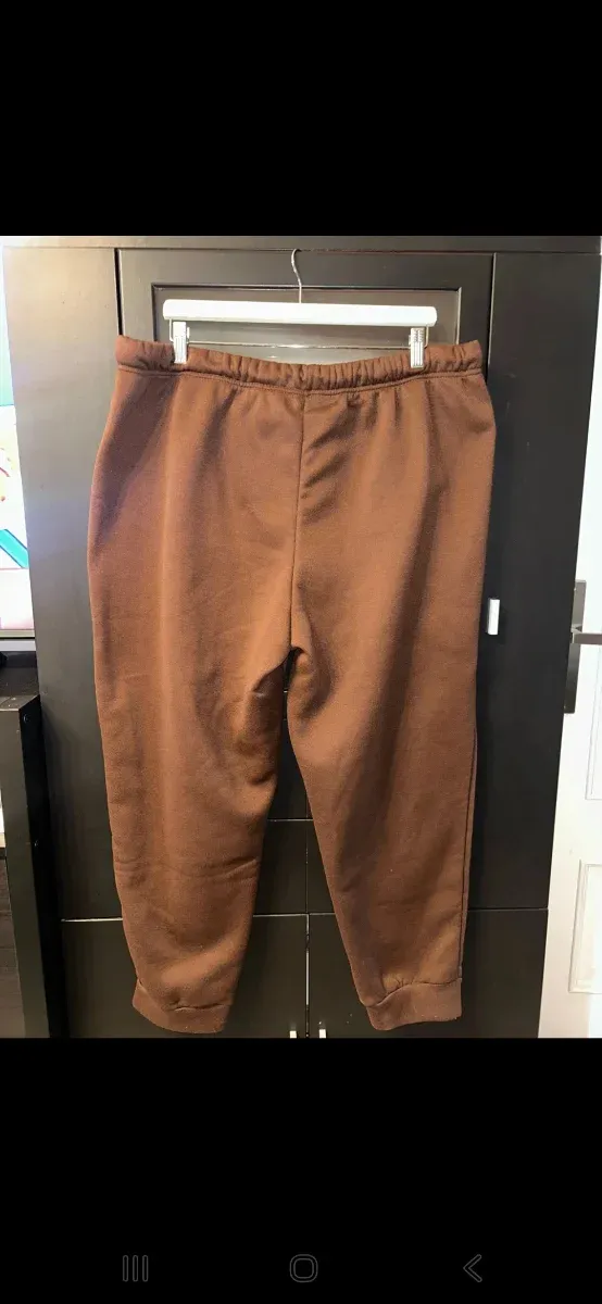 Pantalones Jooger Marrón Chocolate Talla 3XL