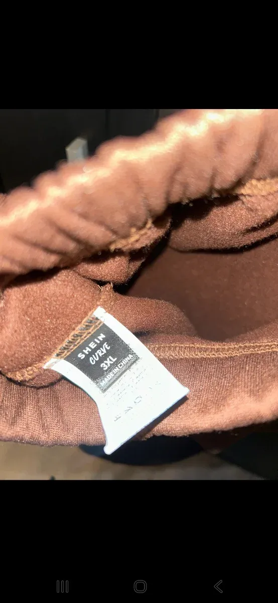 Pantalones Jooger Marrón Chocolate Talla 3XL