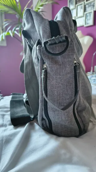 Bolso de bebé para carrito  color gris nuevo