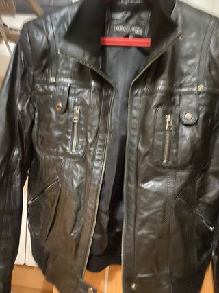 Cazadora Piel LAURA VITA Negra